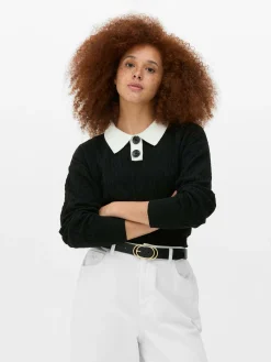 Collared Cable Knit Sweater|Primark Best