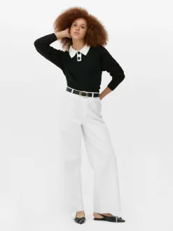 Collared Cable Knit Sweater|Primark Best
