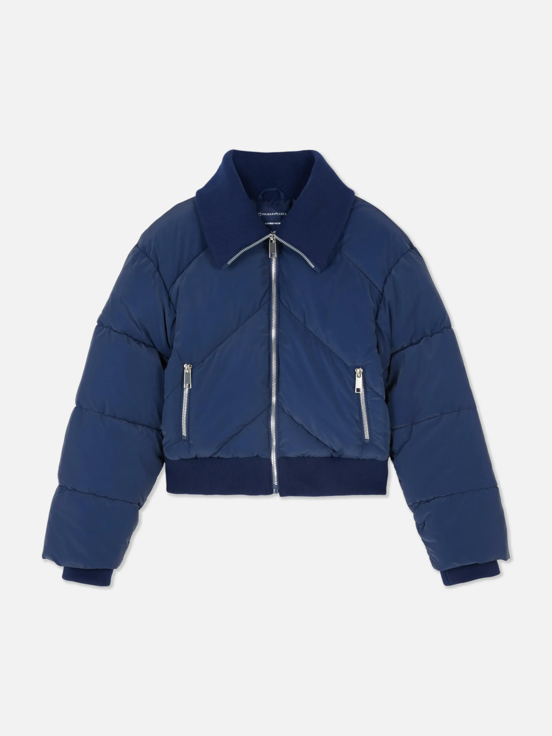 Collared Puffer Jacket|Primark Clearance