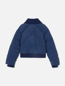 Collared Puffer Jacket|Primark Clearance