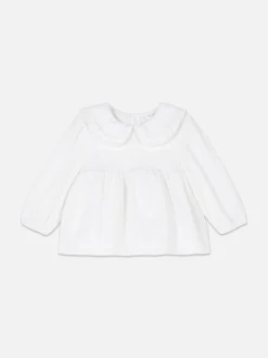 Collared Shirred Blouse|Primark