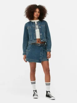 Collarless Denim Jacket|Primark Discount
