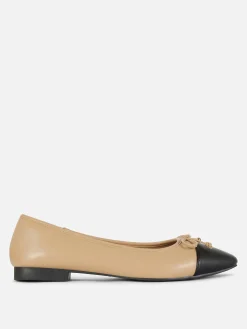 Contrast Cap Toe Ballet Flats|Primark Best