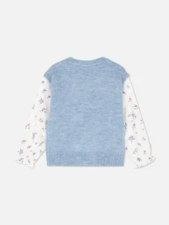 Contrast Sleeve Pullover|Primark Online