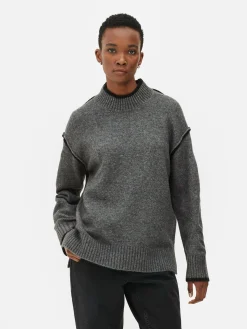 Contrast Stitch Sweater|Primark Discount
