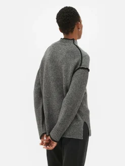 Contrast Stitch Sweater|Primark Discount
