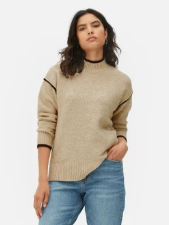 Contrast Stitch Sweater|Primark Clearance