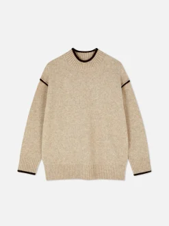 Contrast Stitch Sweater|Primark Clearance
