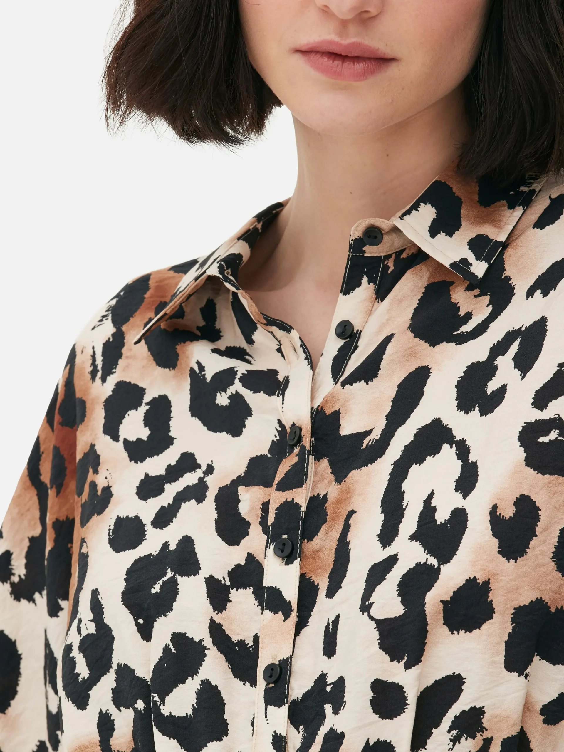 Co-Ord Patterned Tie-Front Crop Shirt|Primark Best