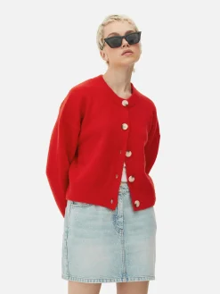Crew Neck Cardigan|Primark Clearance