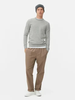 Crew Neck Fine Knit Sweater|Primark Clearance