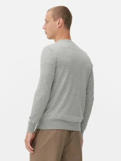Crew Neck Fine Knit Sweater|Primark Clearance