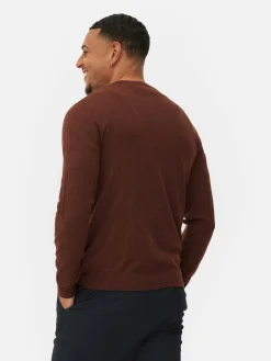 Crew Neck Fine Knit Sweater|Primark Outlet