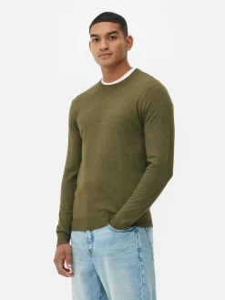 Crew Neck Fine Knit Sweater|Primark New