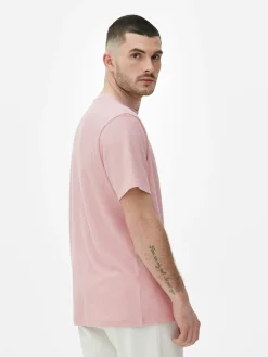Crew Neck Waffle T-Shirt|Primark Online