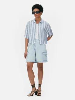 Cropped Boxy Short Sleeve Shirt|Primark Best