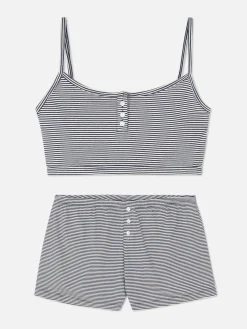 Cropped Cami And Shorts Pajama Set|Primark Best