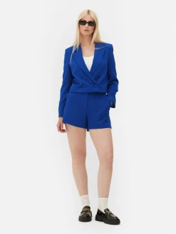 Cropped Double-Breasted Blazer|Primark Online