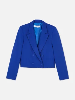 Cropped Double-Breasted Blazer|Primark Online