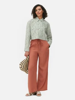 Cropped Oxford Shirt|Primark Discount