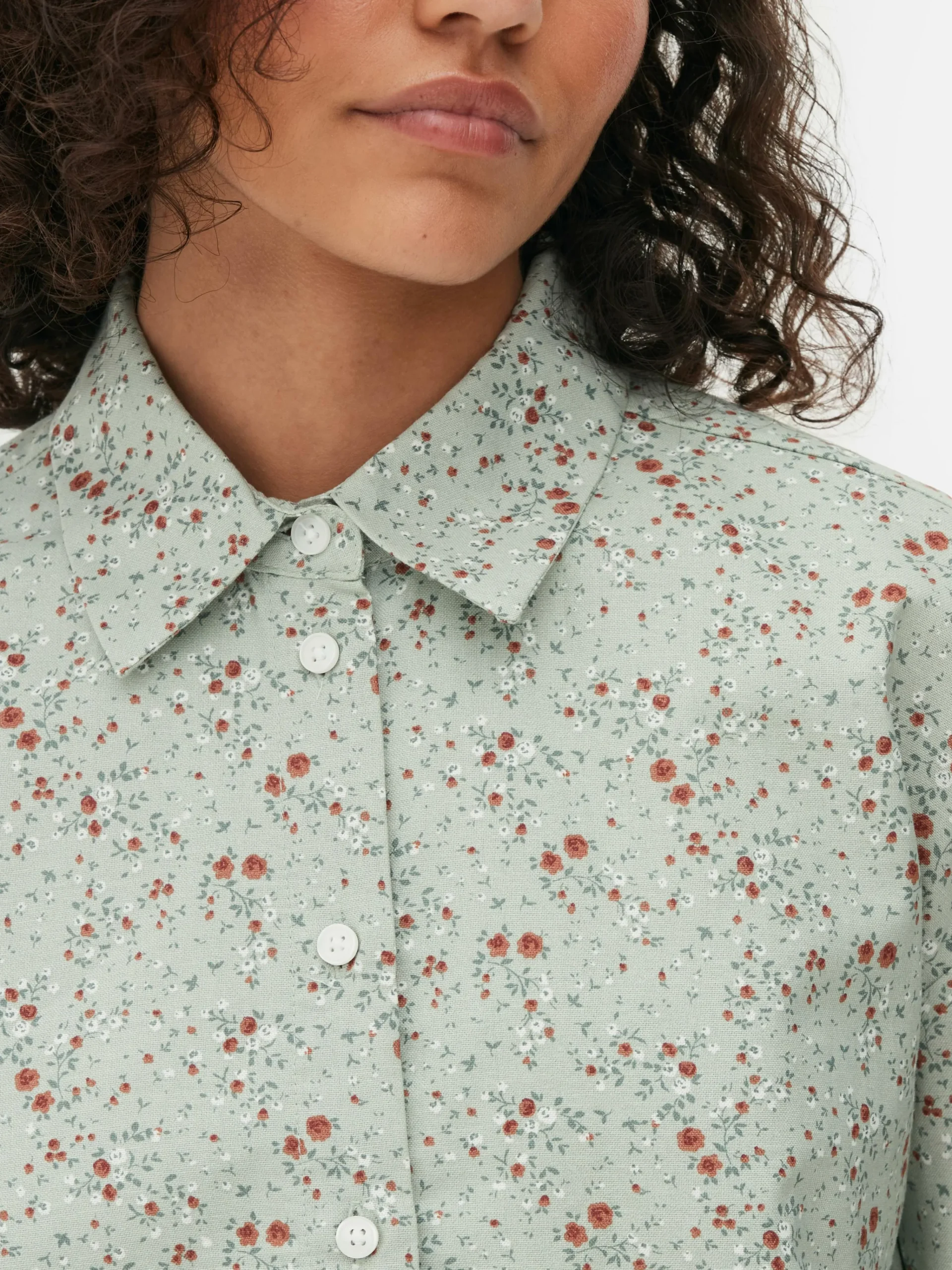 Cropped Oxford Shirt|Primark Discount