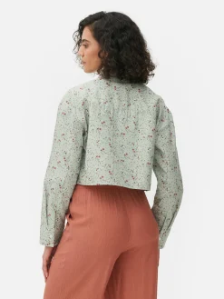 Cropped Oxford Shirt|Primark Discount