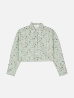 Cropped Oxford Shirt|Primark Discount