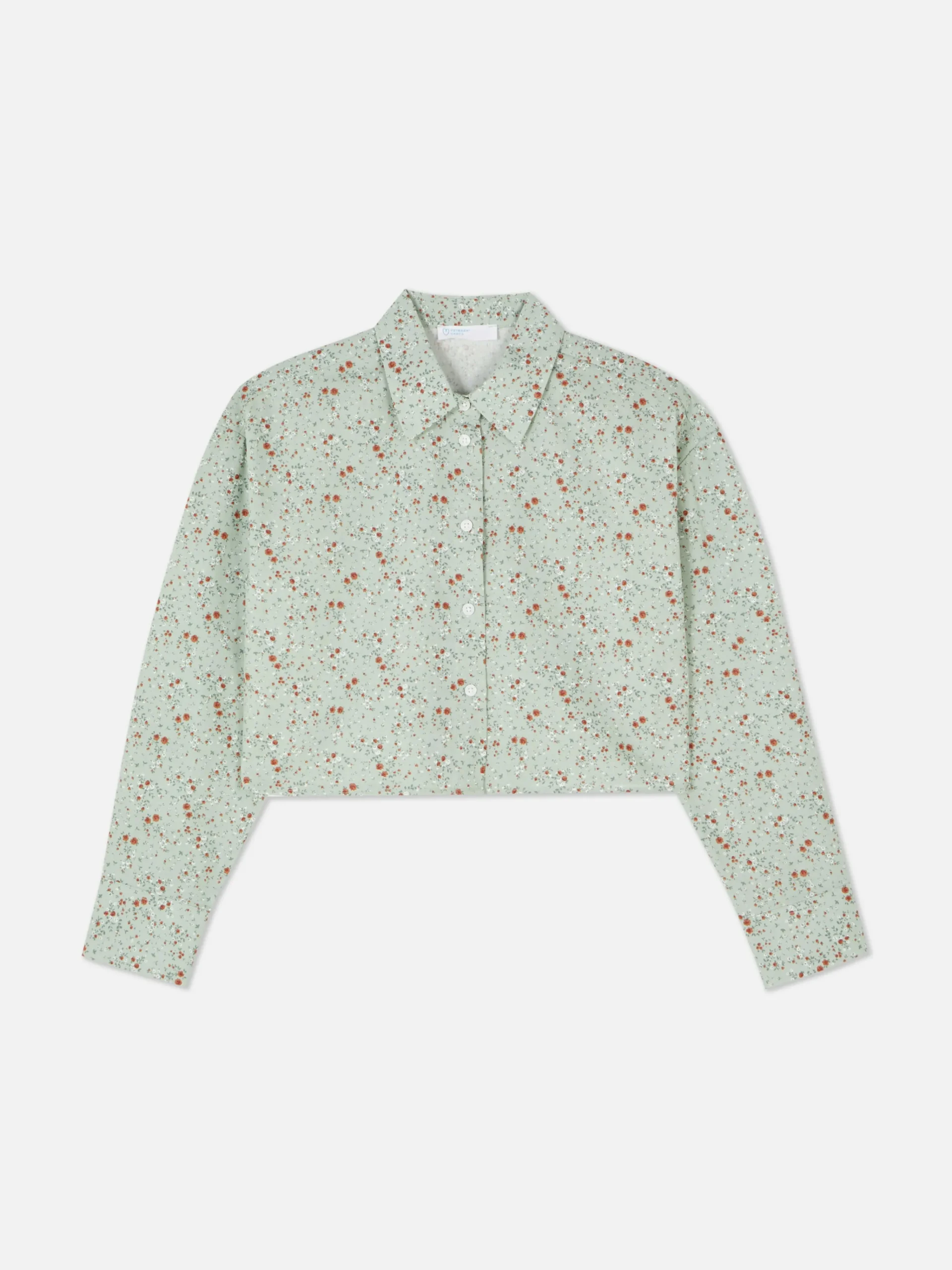 Cropped Oxford Shirt|Primark Discount