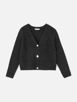 Cropped V-Neck Cardigan|Primark