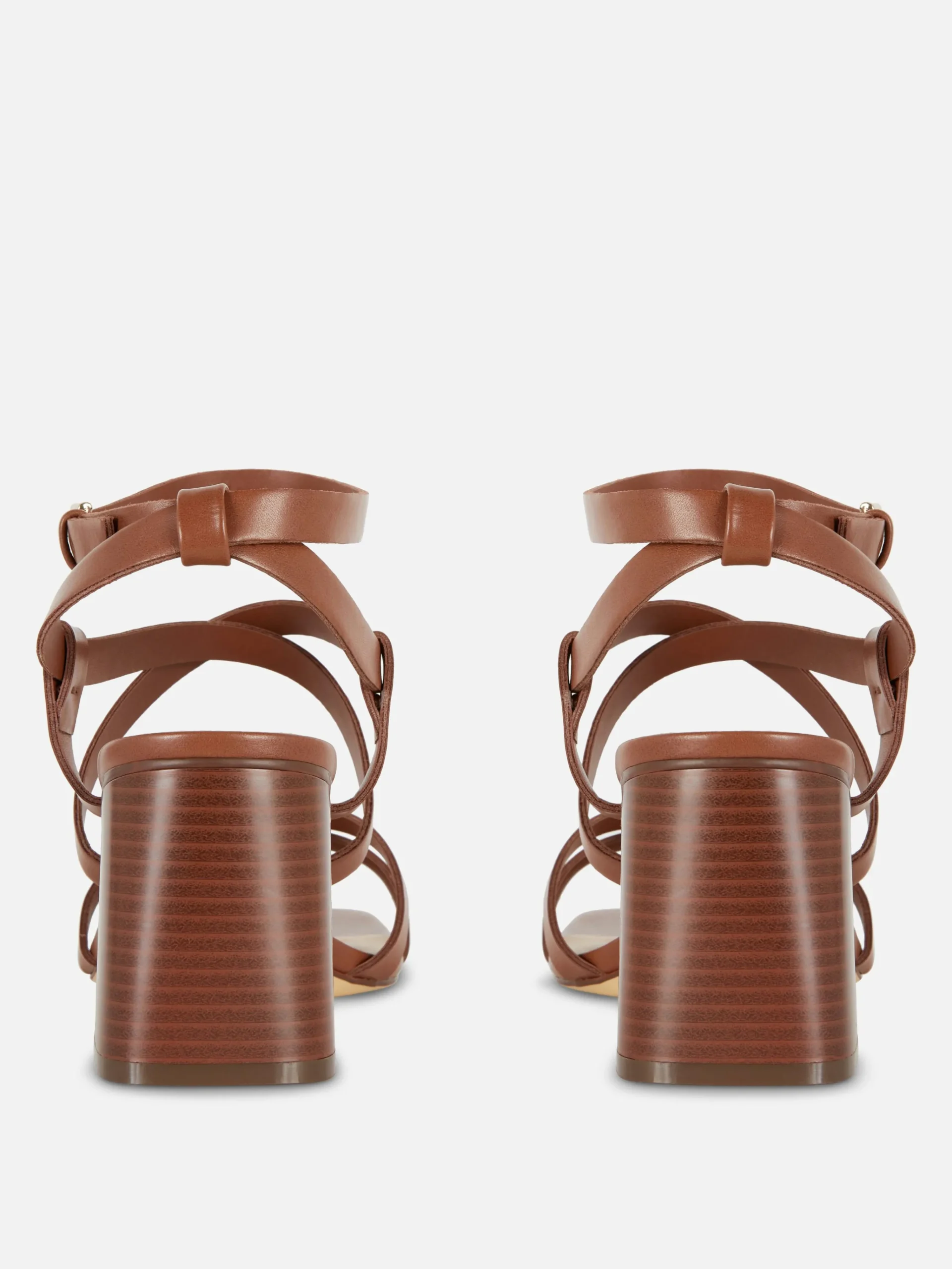 Cross Strap Block Heel Sandals|Primark Online