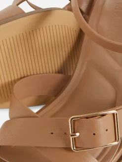 Cross Strap Heeled Sandals|Primark Clearance