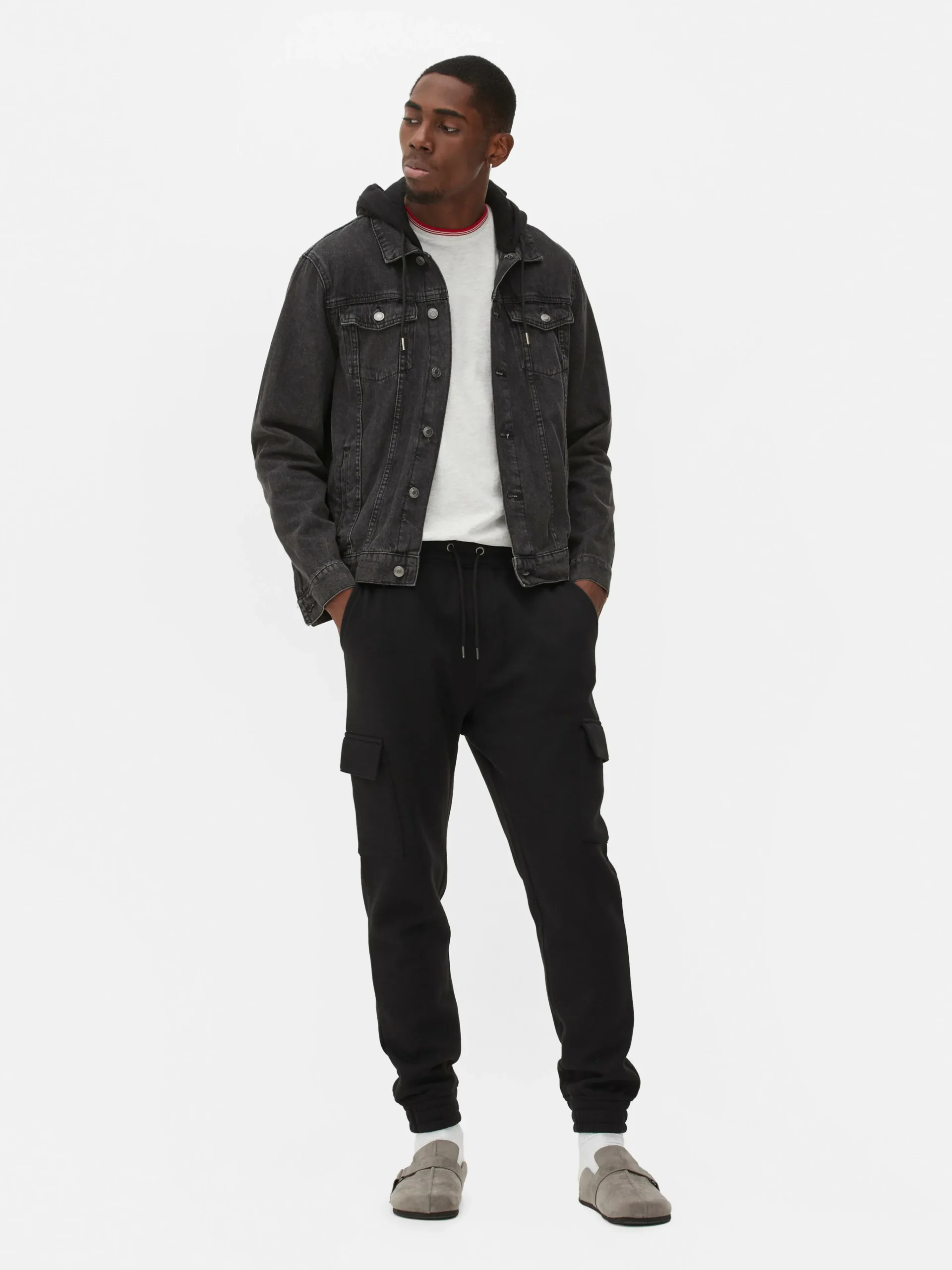 Cuffed Cargo Joggers|Primark New