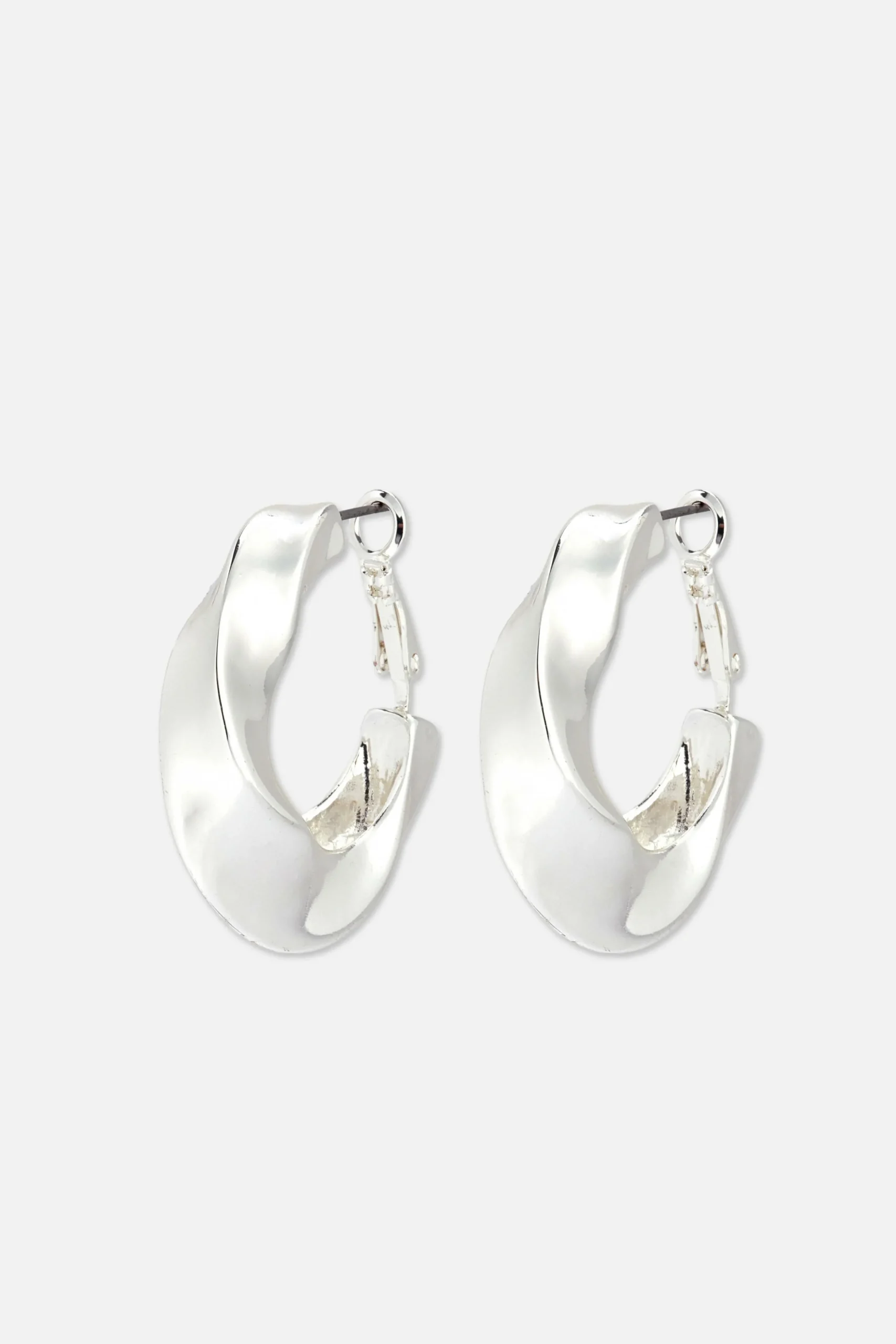 Curved Hoop Earrings|Primark New