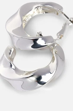 Curved Hoop Earrings|Primark New