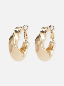 Curved Hoop Earrings|Primark Clearance