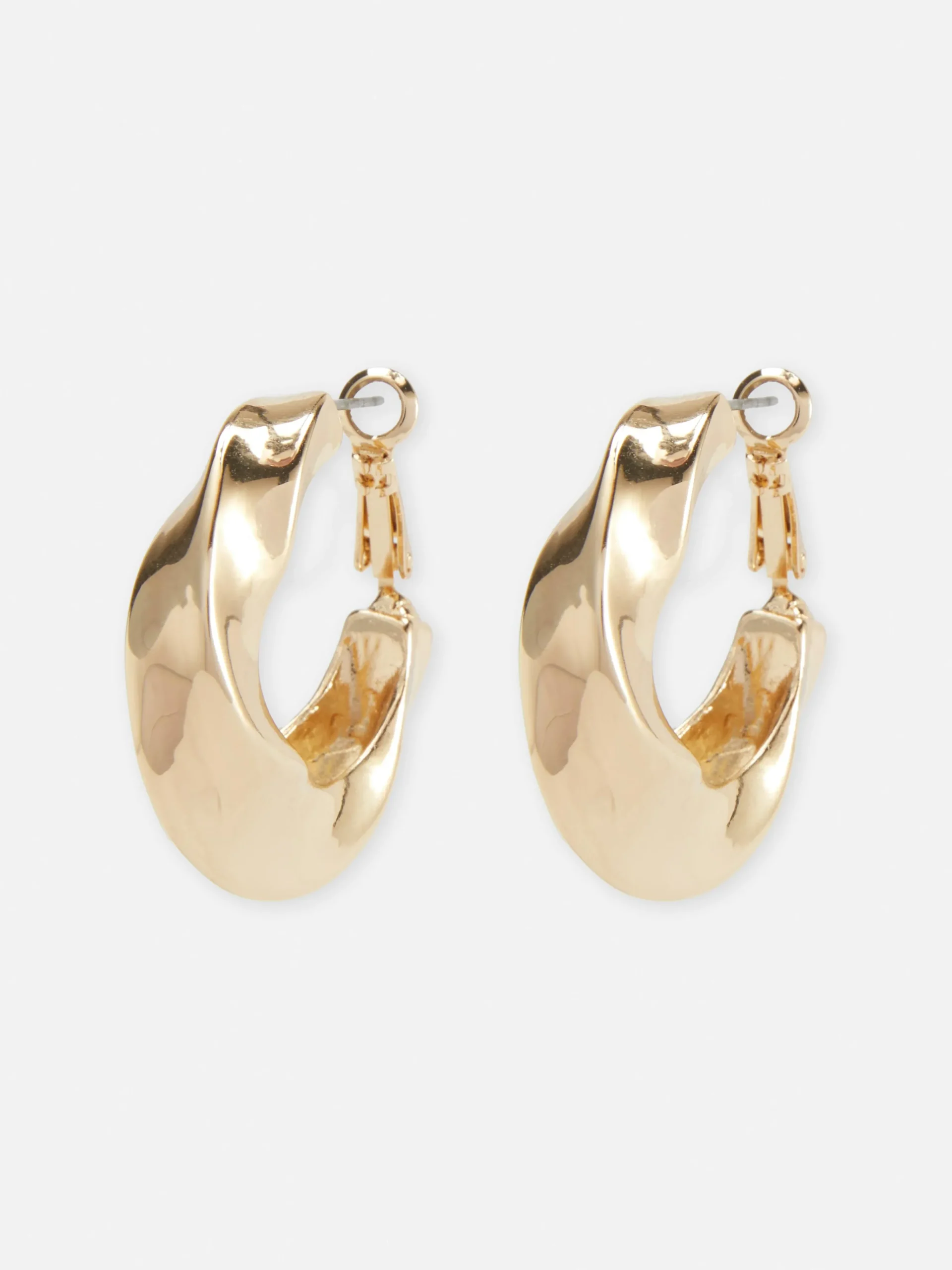 Curved Hoop Earrings|Primark Clearance
