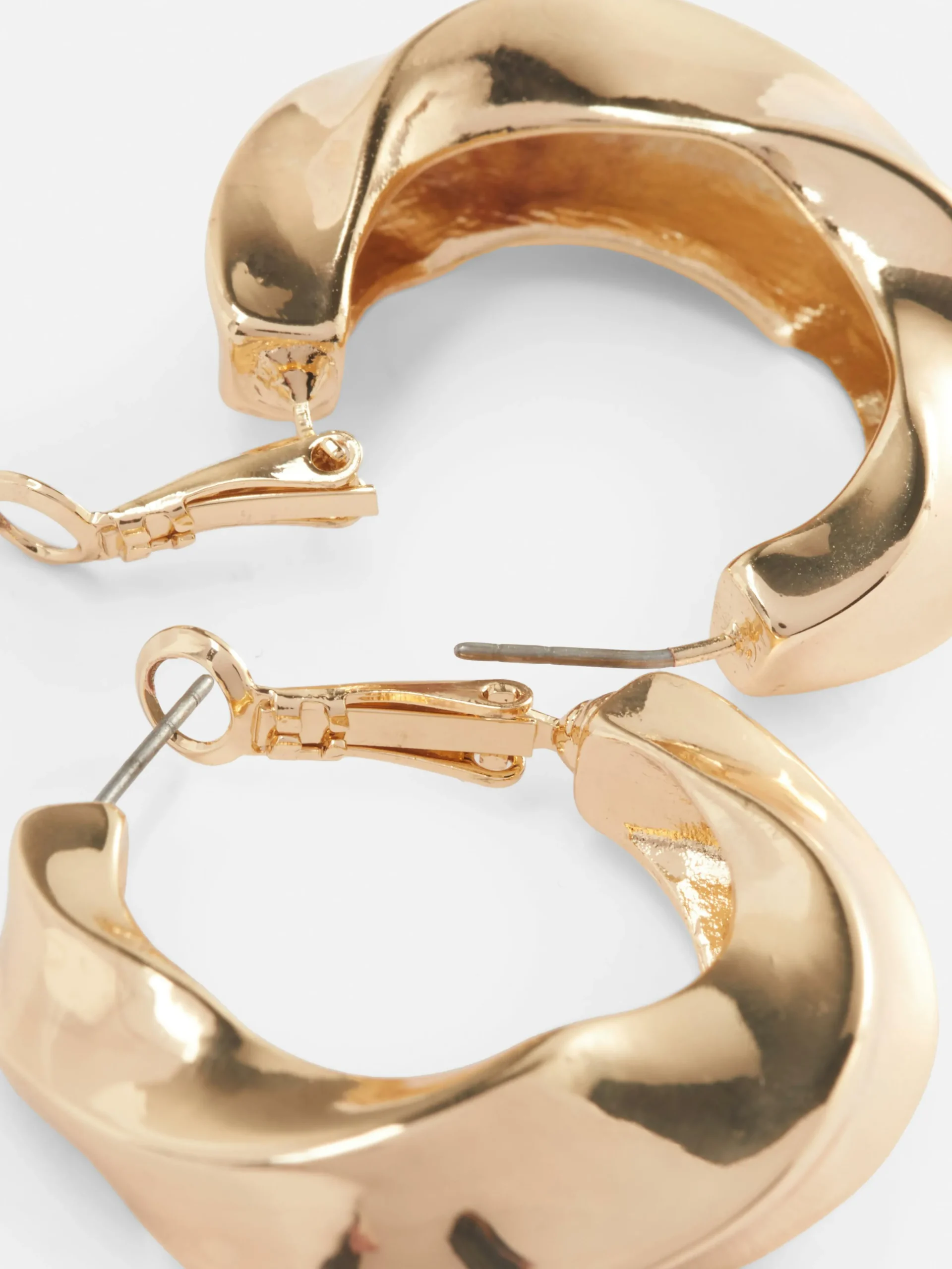 Curved Hoop Earrings|Primark Clearance