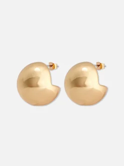 Cutout Orb Stud Earrings|Primark Online