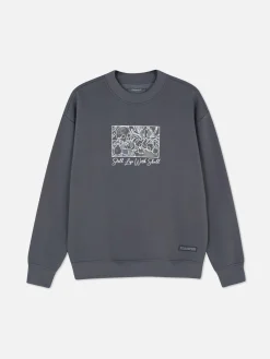 Cézanne Still Life With Skull Print Sweatshirt|Primark Clearance