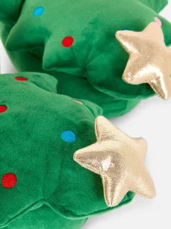 3D Christmas Tree Slippers|Primark Sale