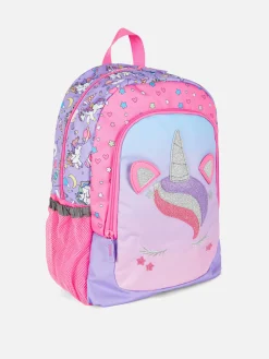 3D Unicorn Color Block Backpack|Primark New