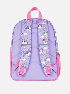 3D Unicorn Color Block Backpack|Primark New