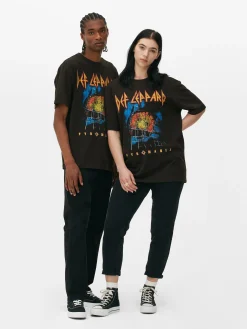 Def Leppard Pyromania Graphic T-Shirt|Primark