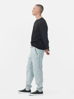 Denim Cuffed Joggers|Primark Hot