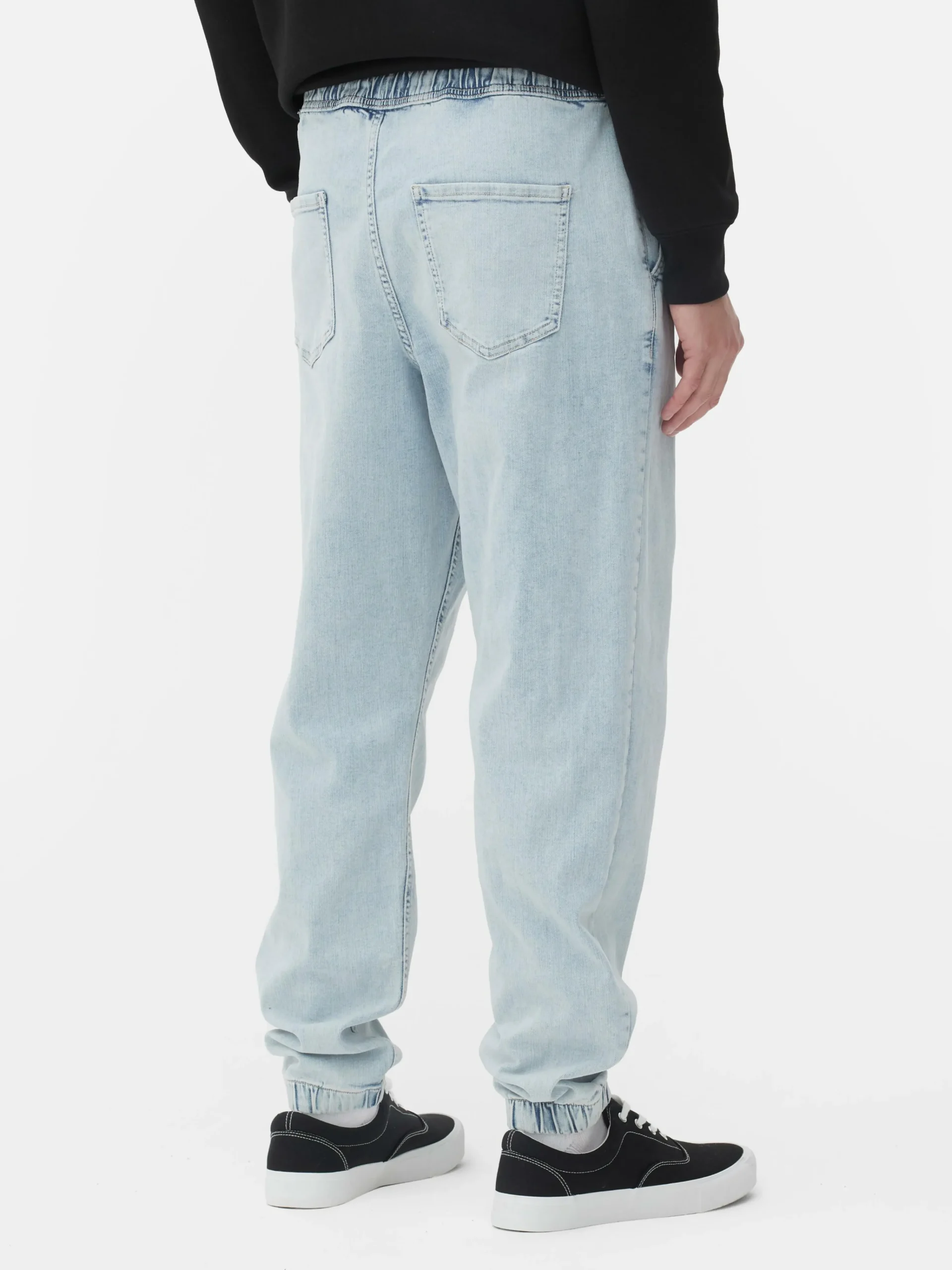 Denim Cuffed Joggers|Primark Hot