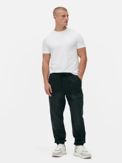 Denim Cuffed Joggers|Primark New