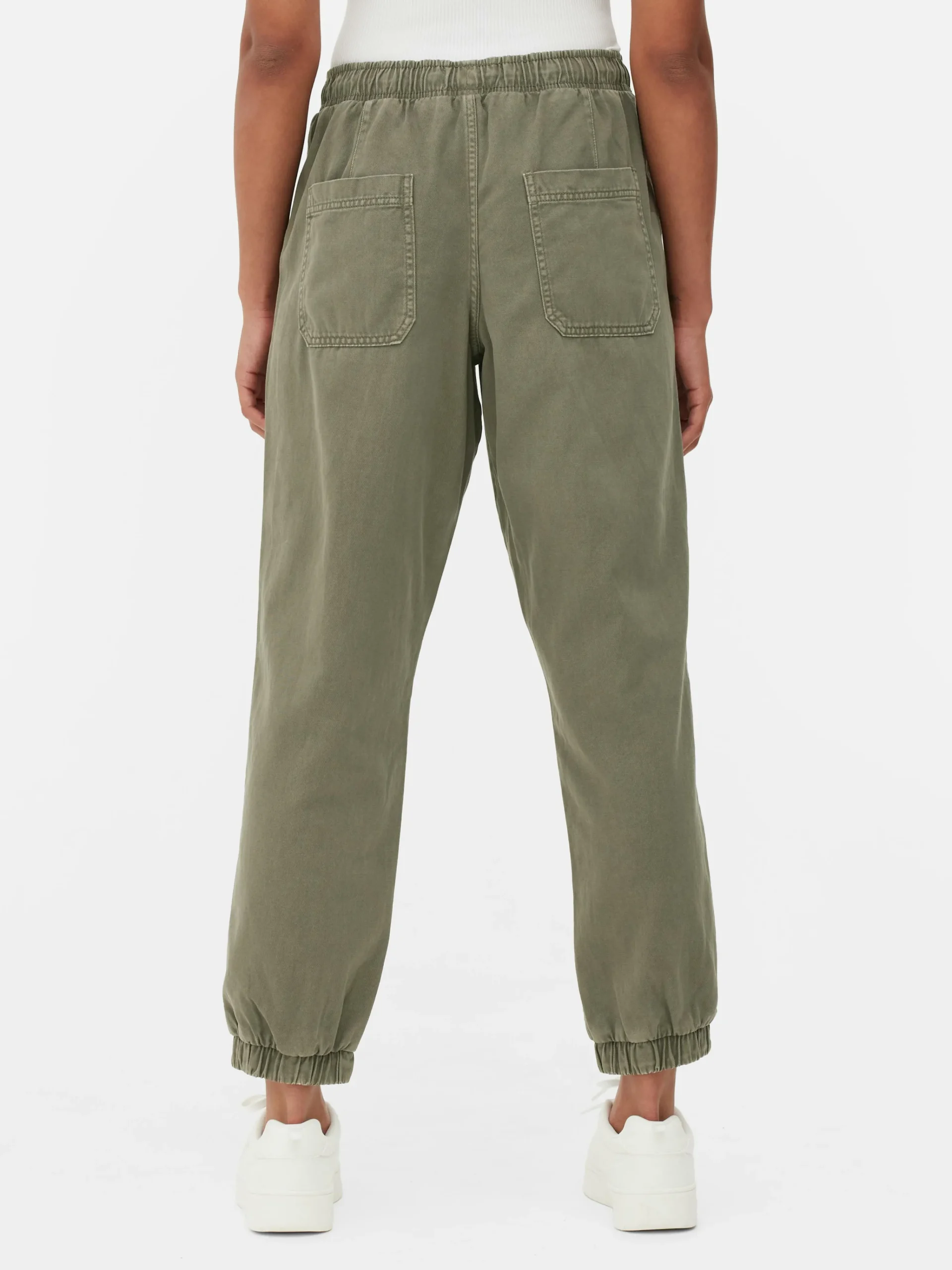 Denim Drawstring Joggers|Primark Online