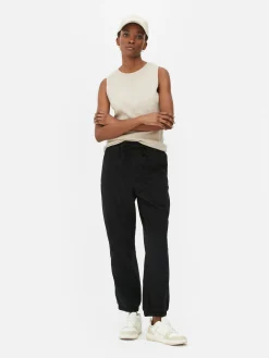 Denim Drawstring Joggers|Primark Hot