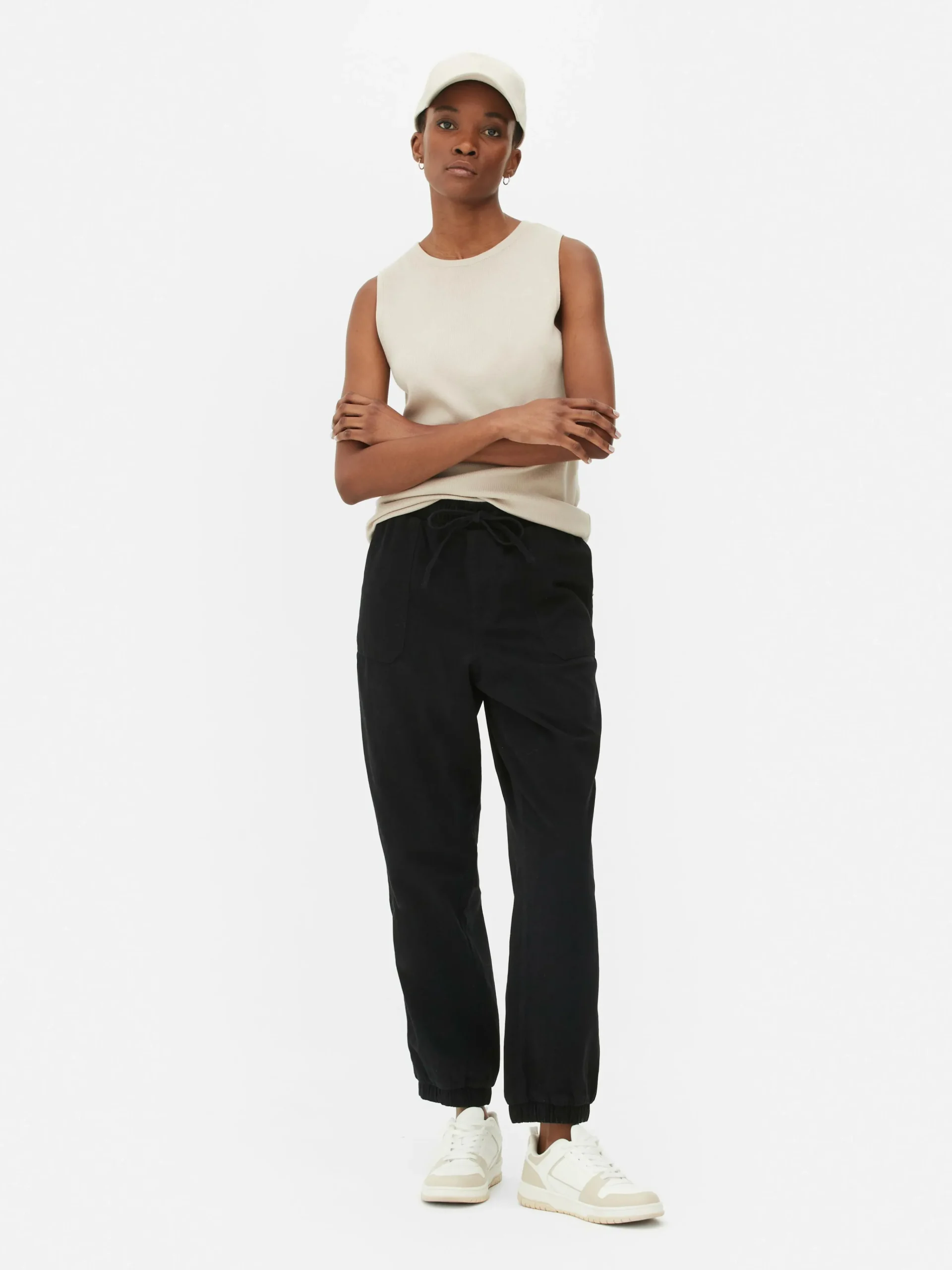 Denim Drawstring Joggers|Primark Hot