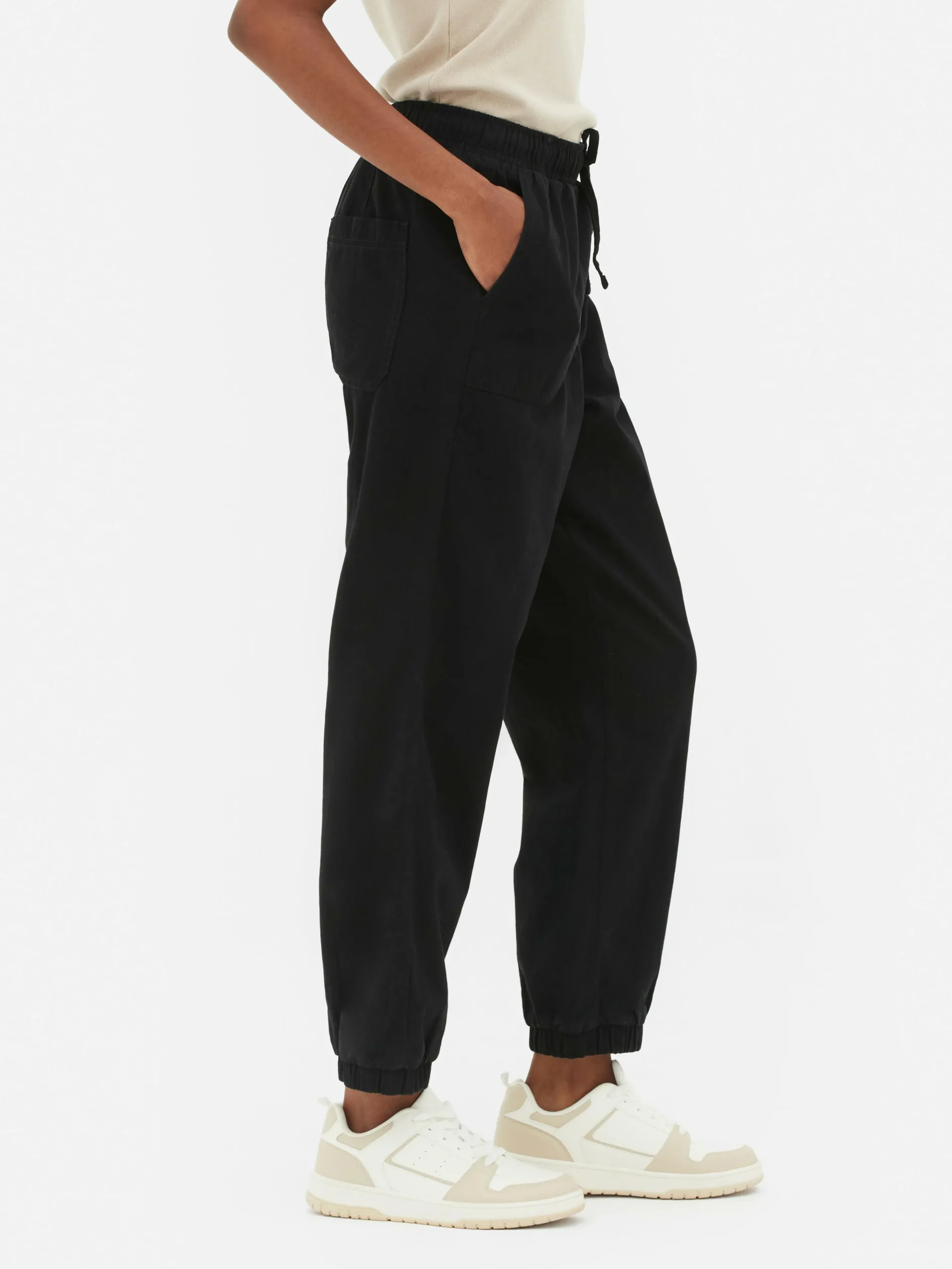 Denim Drawstring Joggers|Primark Hot